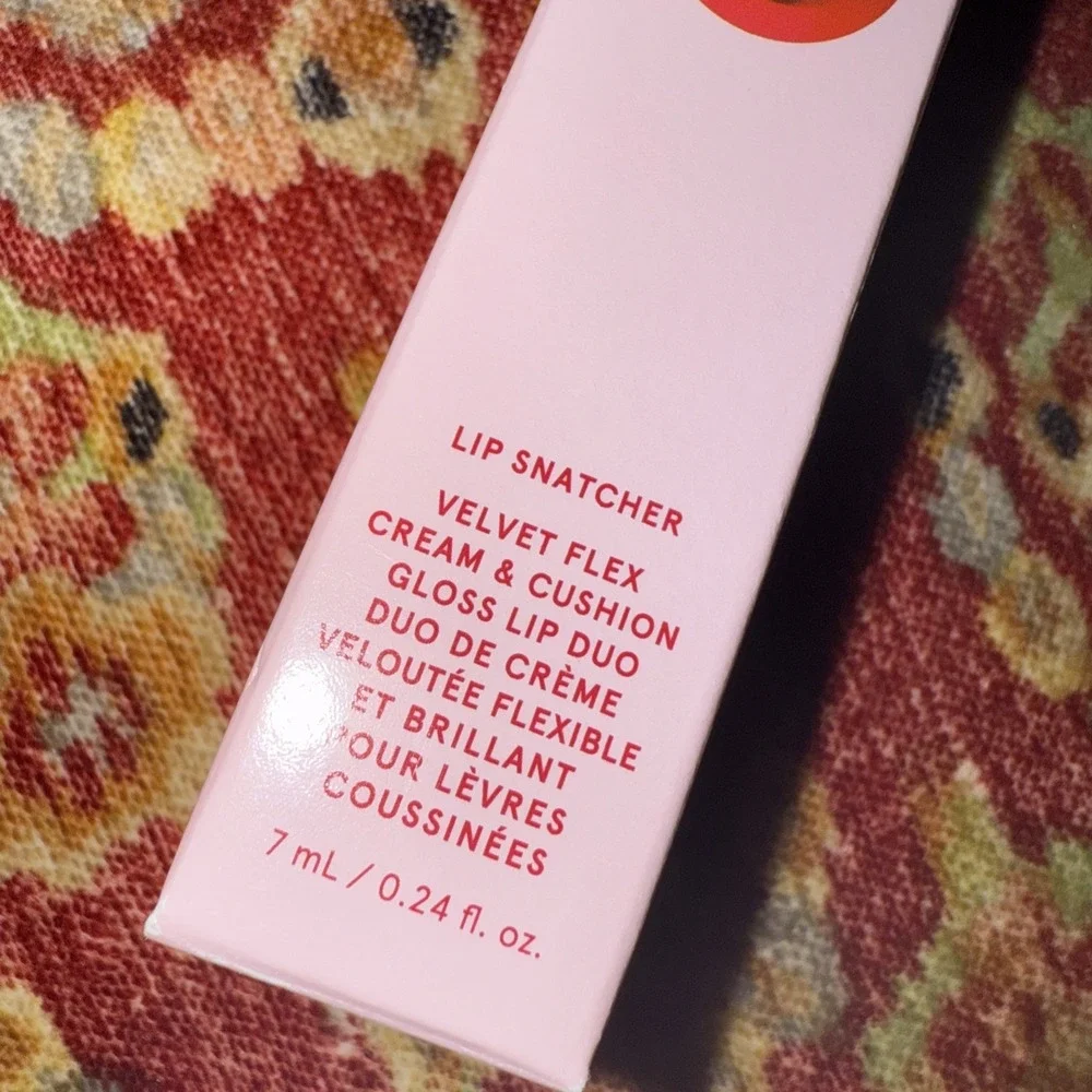 O/S Lip Snatcher Velvet Flex Cream & Cushion Lip Gloss Duo .24 oz FS Be About It